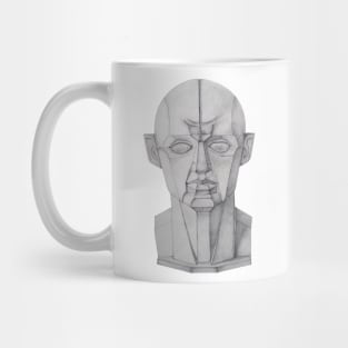 Art of anatomy, Head structure, Sculpture drawing Mug